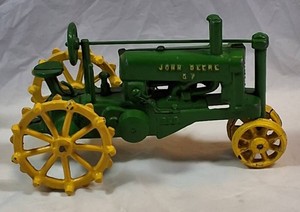 Vintage John Deere GP Steel Wheel Die-Cast Tractor  Ertl Farm Toy Collectors Model