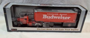 SpecCast Budweiser International Die-Cast Semi Truck 150 Scale  Stock #39500  Boxed