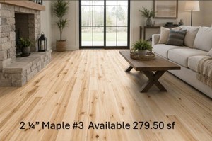 279  SF Unfinished Wood 2 14 Maple #3