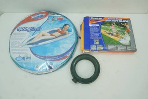 Slip and Slide, Spring Float, Sprinkler