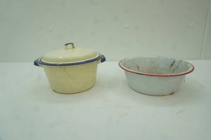 Vintage Enameled Pots
