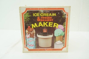 vintage ice cream maker. Dolly Madison