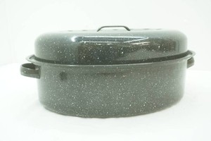 speckled graniteware roaster (size L)