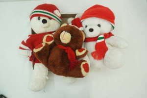 3 teddy bears 12 to 24 tall