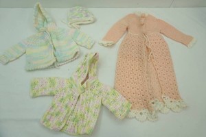 vintage crochet baby clothes
