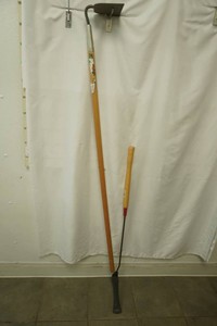 garden hoe and weed wacker