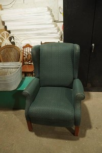 wingback armchair