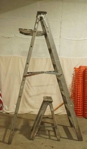 Ladder (88 tall) & Step Stool
