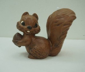 ceramic squirel 7 tall