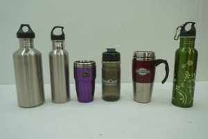 variety of beverage bottles