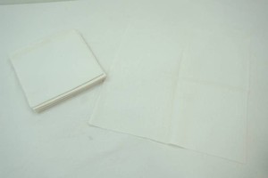 18 x 18 square white flour sack material qty 8