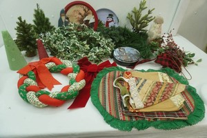 large Christmas decor lot