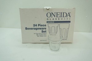 Oneida Glassware 24 count 10oz. Rocks and 16 oz. coolers