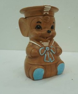 vintage Twin Winton ceramic mouse cookie jar