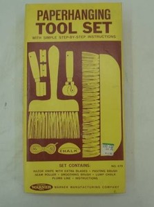 vintage NIP Wall Paper Hanging tool kit
