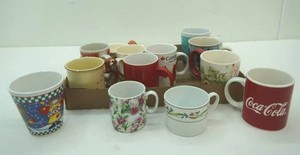 large groupof coffee cups
