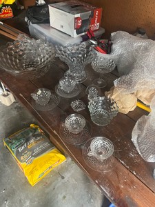 Crystal glass set