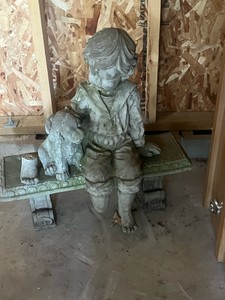 cement garden figurine