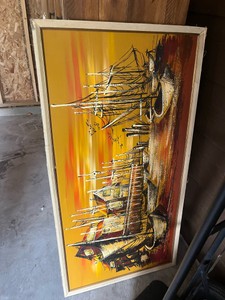 oil painting that lights up