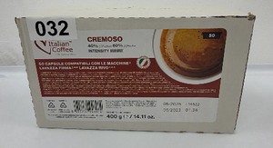 Brand New box of  Cremoso Brand Italian coffee, 50 capsules