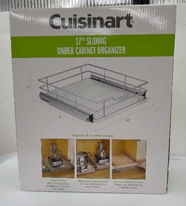 Brand New Cuisinart 17 inch under cabinet sliding organizer