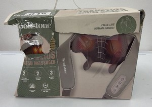 Brand New Brookstone Cordless Rechargeable  Trapezius Shiatsu Massager
