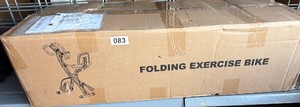Folding Exercise Bike- new inbox