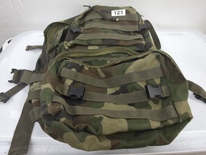 military style backpack