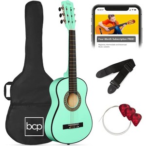 Kids Acoustic Guitar Beginner Starter Kit w Carrying Case - 30in