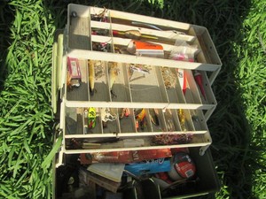 Plano tackle box with an assortment...