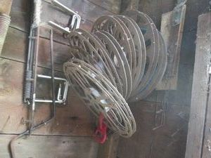 Vintage metal film reels and misc t...