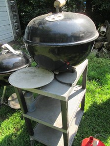 Modified Weber Charcoal grill plus ...