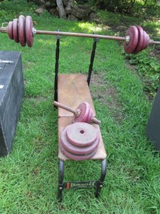 Dura Flex Omega weight bench with b...