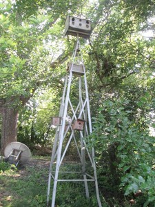 15 foot metal windmill structure c...