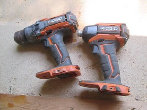 Ridgid 18v Cordless drilldriver an...
