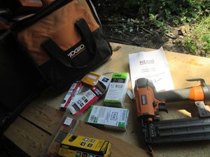 Ridgid pneumatic finishing nailer w...