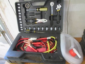Emergency roadside toolkit...