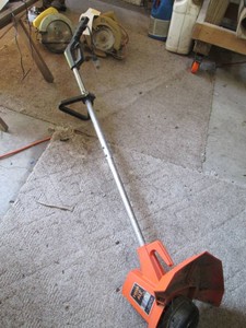 Trim all electric weed eater...