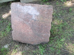 Granite headstone or driveway marke...
