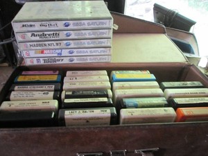 8-track tapes and Sega Saturn game ...