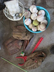Vintage Rawlings and Worth baseball...