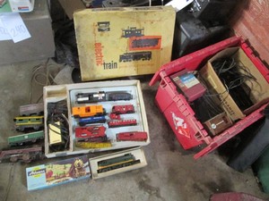 Vintage AllState electric train set...