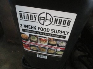 Ready Hour 2-week food supply MREs...
