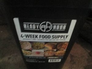 Ready Hour 4-week food supply MREs...