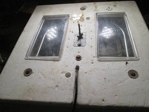 Styrofoam chicken egg incubator...