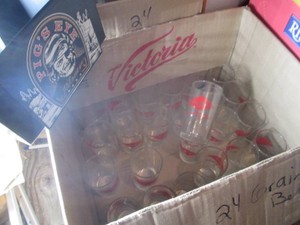 Lot of 24 collectible Grainbelt gla...