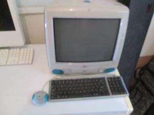 Apple iMac tube-style computer with...