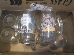 Lot of 10 Schmidt wildlife glasswar...