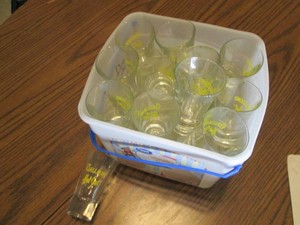 Lot of 24 Galliano hot shot glass s...
