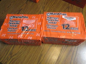 2-12-packs of chicken flavor Ramen ...